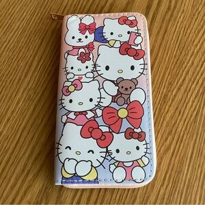 Hello Kitty Pink and White Wallet